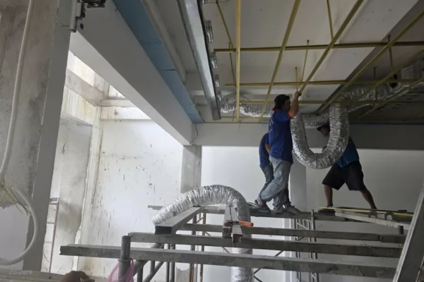 Thi công ống gió